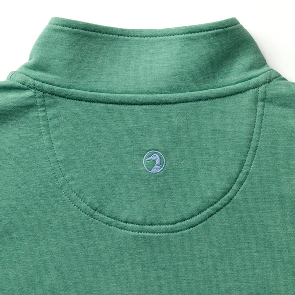 Dunmore Performance 1/4 Zip Pullover - Aspen Green Heather