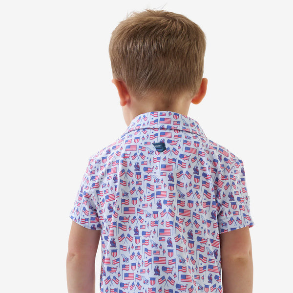 Youth Performance Polo - Old Glory