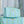 Rosemary Stripe Blue Signature Small Cosmetic Bag