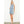 Sleeveless Blue Button Pintuck Denim Dress