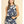Floral Navy Sleeveless Crop Top