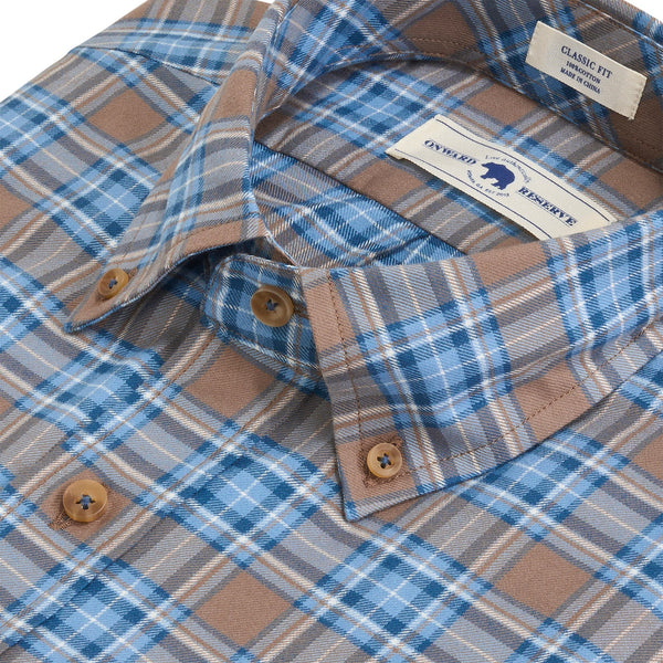 Adgers Featherweight Flannel - Walnut