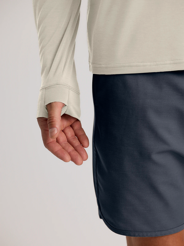 Men's Elevate Lightweight Hoodie: Heather Birch