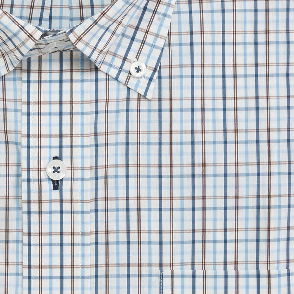 Noble Classic Fit Quad Shirt - Chocolate