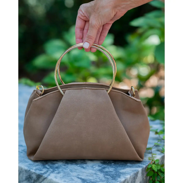 Brooks Bag with Rings Latte S