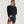 Women's Bamboo Shade Crossover Long Sleeve - Black