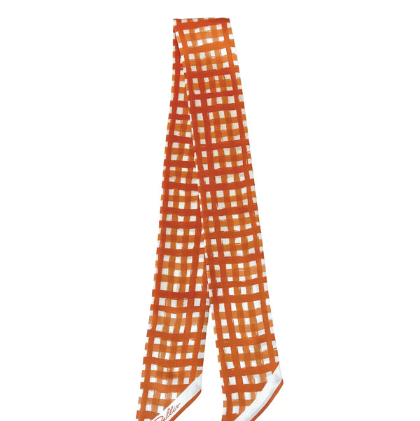 Tailgate Check Twilly in Burnt Orange