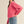 Candy Pink Pleated Sleeve Detail Sweater