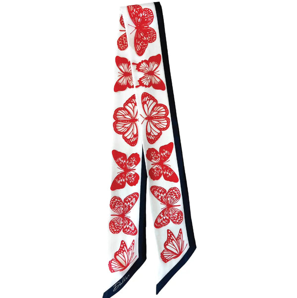 The Mariposa Twilly in Red & Black