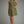 Olive Sleeveless Mini Dress w Contrast Piping