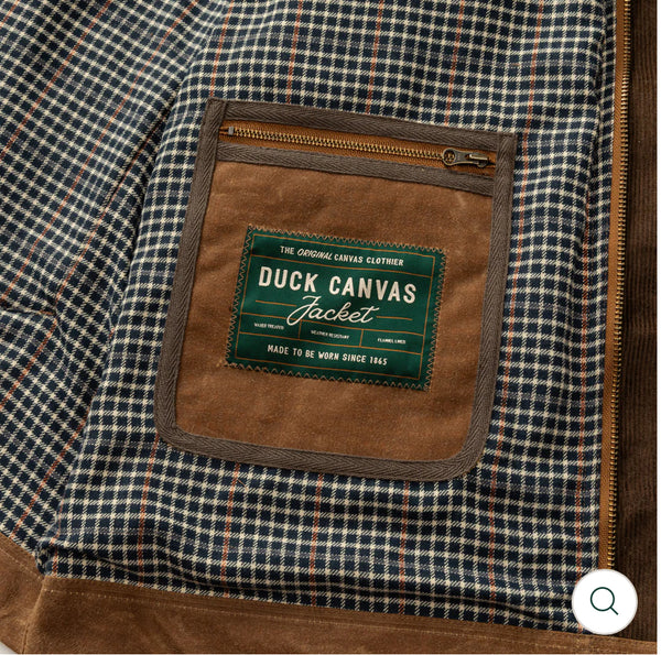 Waxed Duck Canvas Jacket BUCKSKIN