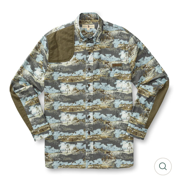 Woodland Shooting Shirt - Sedona Sage Print