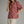 Burgundy Floral Print Puff Sleeve Top w Ruffled V-neckline
