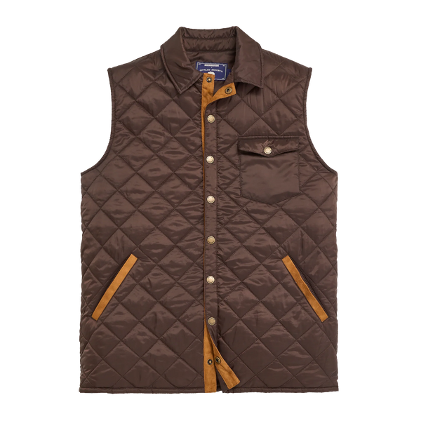 Braswell Vest - Dark Brown