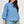 Balloon Slv Mock Neck Sweater Azure