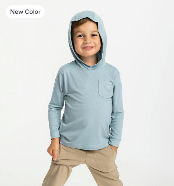 Toddler Bamboo Shade Hoodie - Ocean Mist