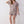 Eco Satin Ruffle Short Set in Bee Tapestry