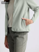 Women's Gridback Fleece Jacket: Desert Sage