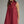 Solid Crimson Stand Collar Sleeveless Mini Dress