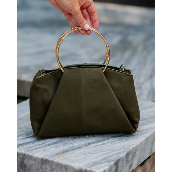 Brooks Bag with Rings Olive S