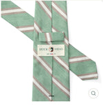 Stripe Tie: Tidal Green