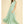 Mint Floral Print Tiered Maxi Dress