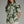 Floral Fern Print Puff Sleeve Top Featuring Scallop Trim
