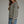 Cream & Black Stripe Knit Top w Contrast Round Neck