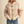 Mixed Media Puff Jacket in Warm Sand Floral
