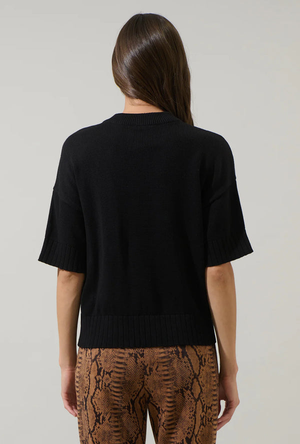 Novah Drop Shoulder Sweater Top