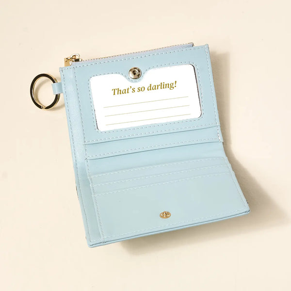 Luxe Pocket Wallet–Everbloom Forest Green
