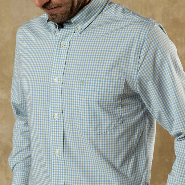 Performance Poplin Sport Shirt - Sage