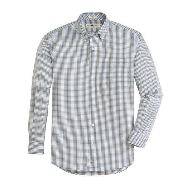 Rutledge Classic Fit Quad Shirt - Chocolate