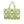 Petite Frond Green Hanging Travel Case