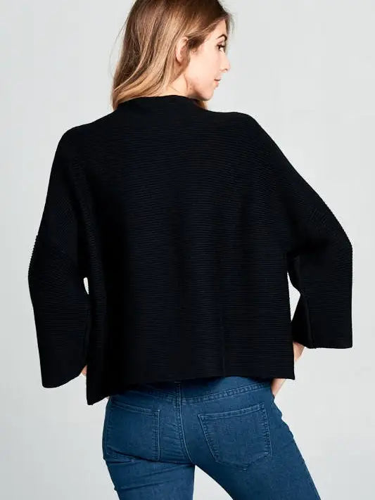 Not Your Casual Top Black