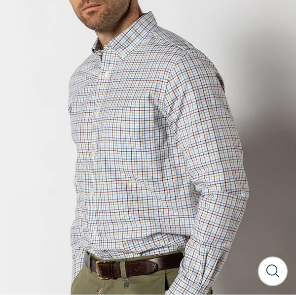 Cotton Oxford Sport Shirt
Bennet Plaid Fig