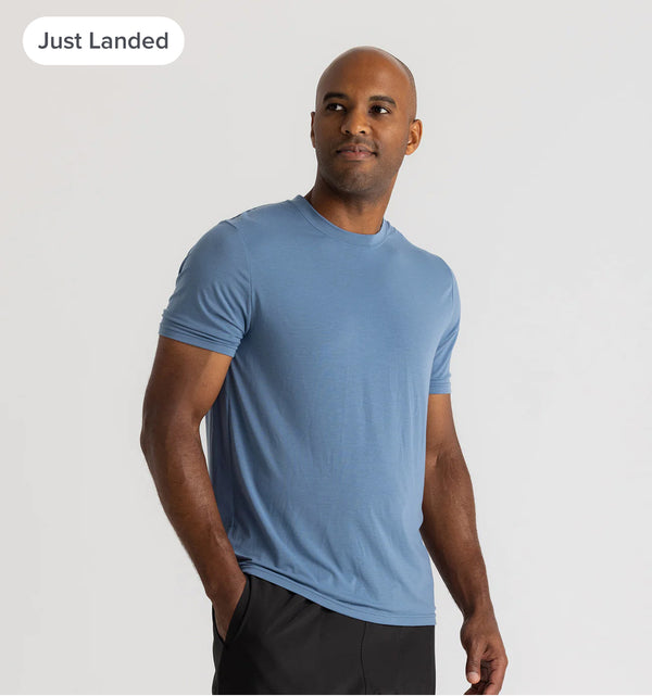 Men's Elevate Lightweight Tee - Bluestone