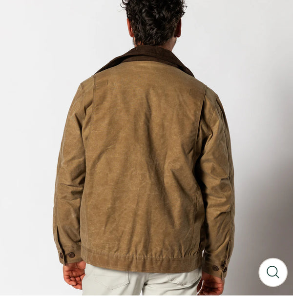 Waxed Duck Canvas Rancher Jacket Umber Brown