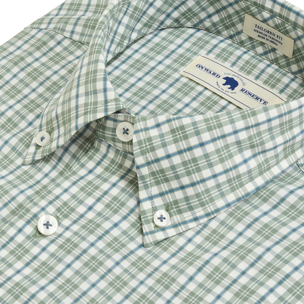 Market Tailored Fit Performance Shirt - Sea Spray