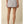 Kristina Gingham Front-Tie Mini Skirt | Cream Black