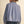 Denim Button Down Top w Ruffle Mock Neckline