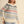 Off White & Colorful Geometric Knit Sweater
