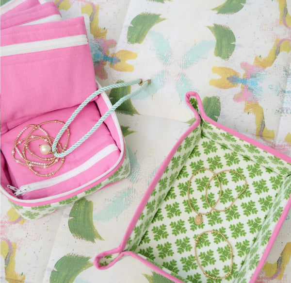 Brushstrokes Green Snap Tray