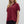Solid Burgundy Short Sleeve Split Collar