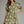 Olive Floral Puff Sleeve Mini Dress