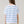 Veronia Striped Oversized Knit Top White & Blue