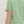 Green Gingham Print Mini Dress w Half Zip Detail