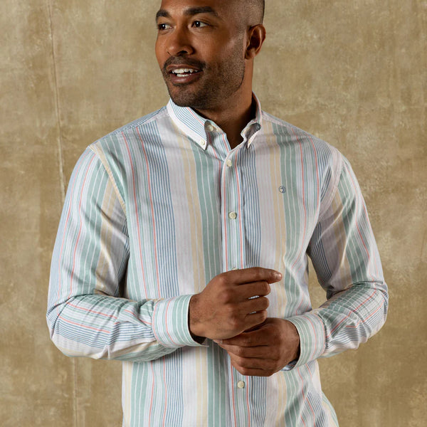 Cotton Oxford Sport Shirt - Multi