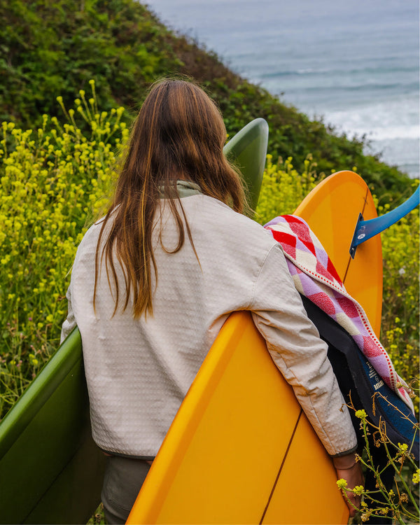 Women's Gridback Fleece Snap Pullover - Forest