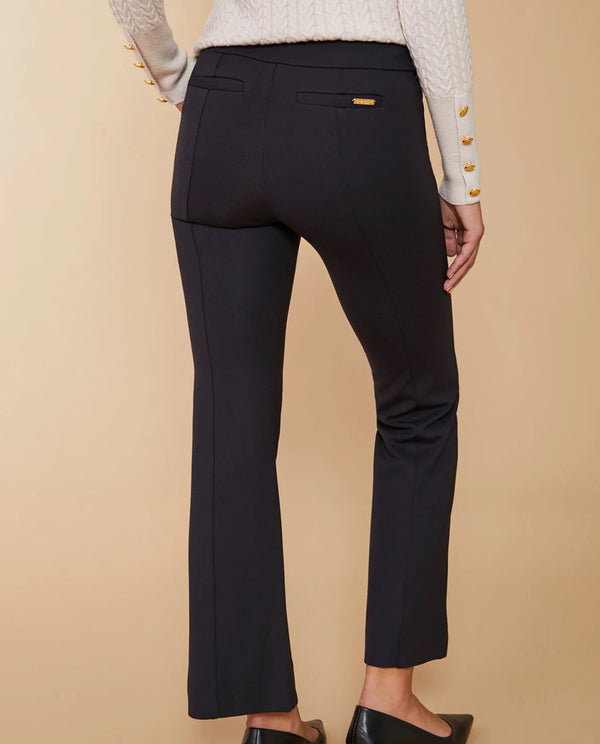 Brooke Pull-On Ponte Trouser Black
